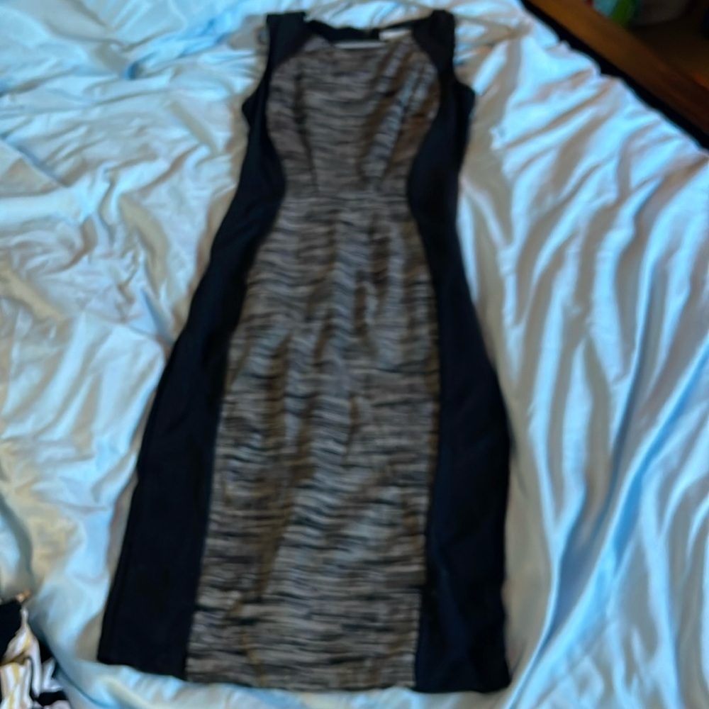 NWT H&M small black and gray bodice dress. Zipper in back. Smoke free home
